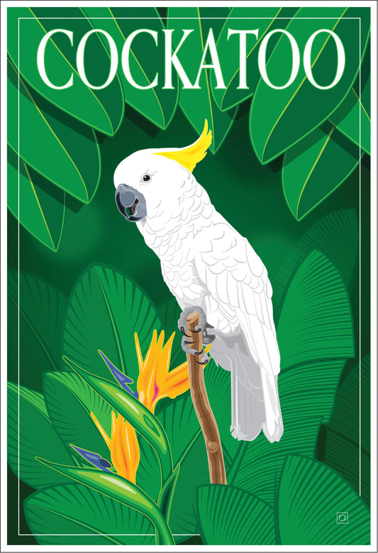 Cockatoo Poster